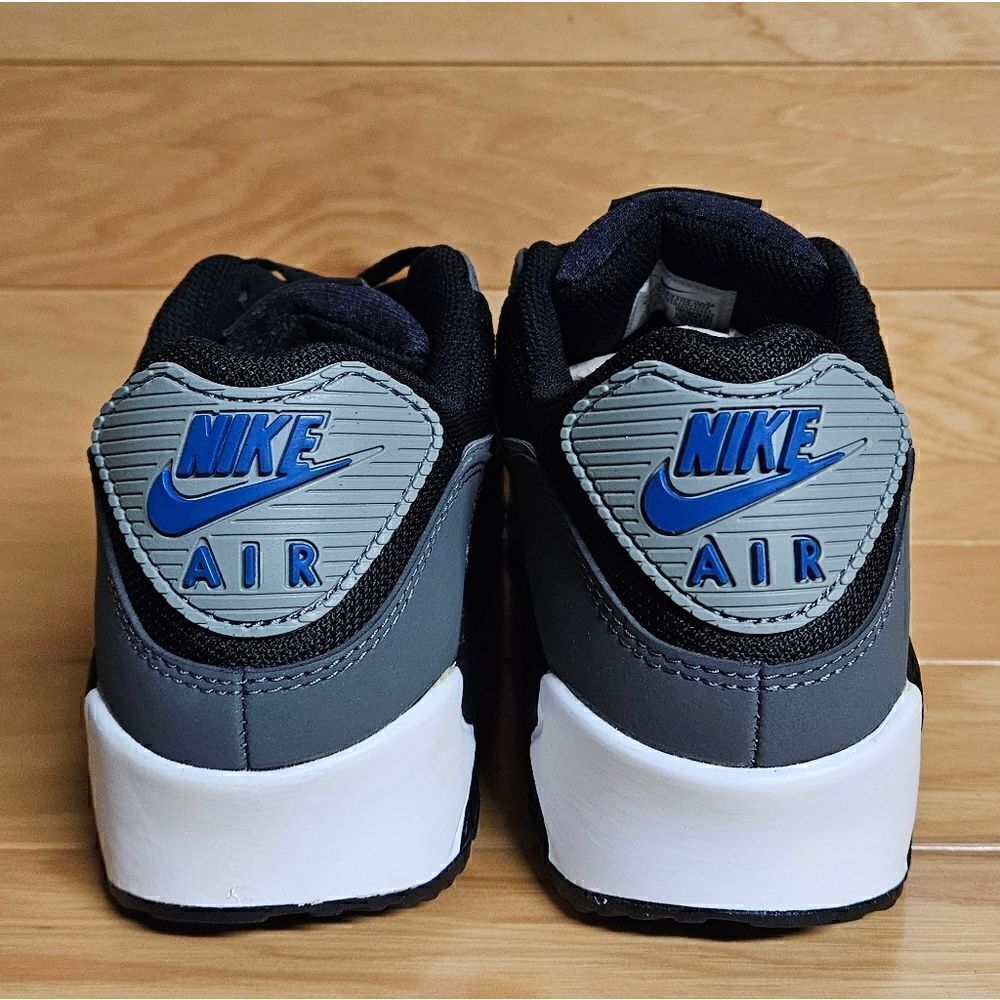 Nike Air Max 90 Black Reflective Silver Iron Grey Mens Running Shoe DM9102-002 - Picture 9 of 12